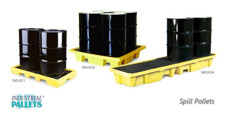 Spill Containment Plastic Pallet.