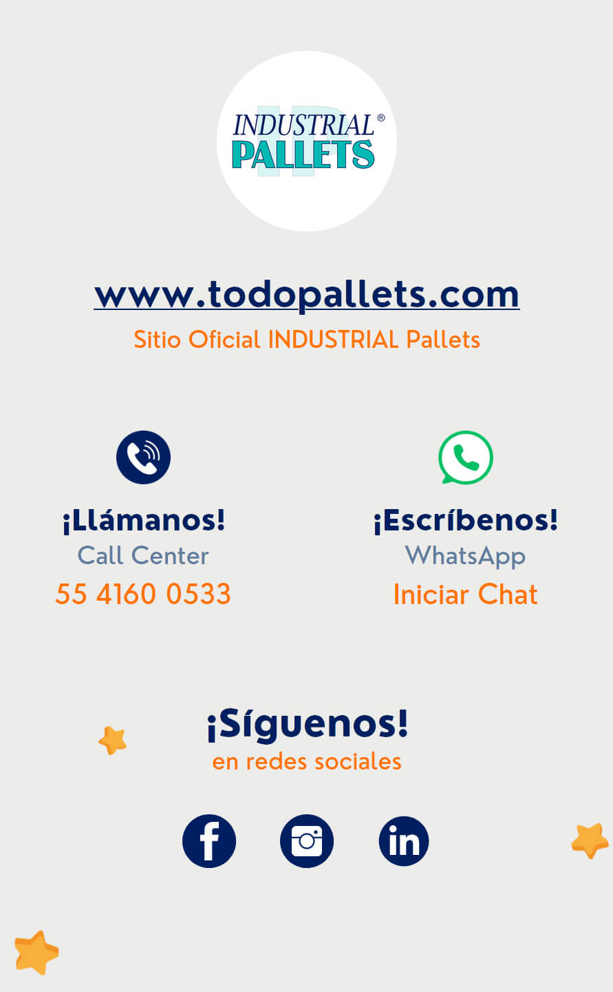 INDUSTRIAL Pallets Contacto