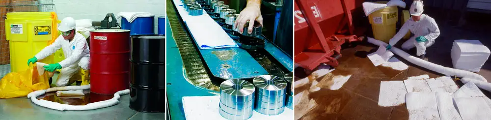 Usar absorbentes para derrames industriales evita la propagación de líquidos, reduce el riesgo de accidentes, mejora la limpieza y asegura el cumplimiento de normativas. Además, la rápida disponibilidad de toallas absorbentes, rollos, calcetines y almohadas absorbentes permite actuar de inmediato y sin complicaciones