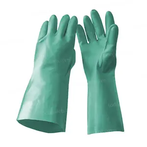 Guantes de Nitrilo Resistentes a Químicos y Líquidos Peligrosos