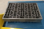 Tarima de plastico medida europea para exportaciones y procesos no retornables.