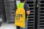 Kit portátil tipo bolsa duradera; fácil de transportar y almacenar en vehículos, muelles y zonas de carga.