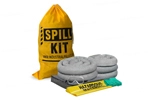 Fast Pack Bag Kit universal de 5 galones en bolsa resistente y ligera; ideal para unidades de transporte, grúas y uso en campo; respuesta inmediata a derrames.