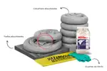 Tambo de salvamento Overpack 20 galones en HDPE, manejo y almacenamiento seguro de sustancias peligrosas.