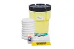 Kit Antiderrames solo Aceite de 65 galones, ideal para operaciones industriales con grandes volúmenes de aceites e hidrocarburos.