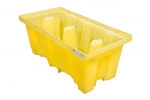 Rejilla de HDPE removible que agiliza la limpieza de residuos y facilita el mantenimiento interno de la tarima.