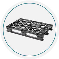 Tarima con medida Europea 120 x 80 cm habilitada para Racks de Almacenamiento.