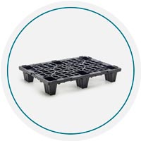 Medio pallet de plastico