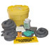 Kit antiderrames 20 galones, para derrames universales. Contenedor HDPE de 75 litros.