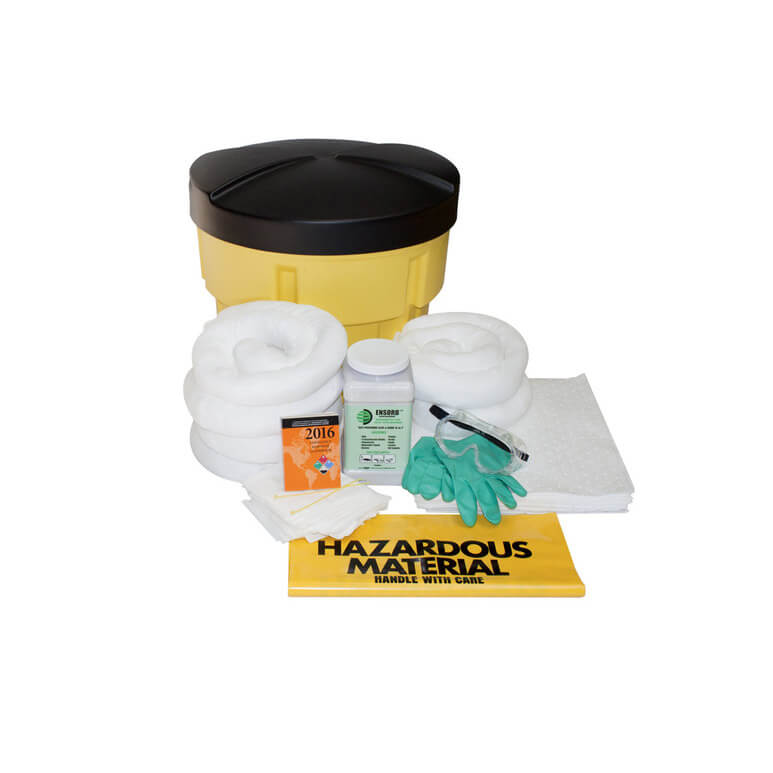 Kit para derrames solo aceite 20 galones industrial pallets