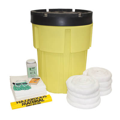 Kit para Derrames solo Aceite con contenedor HDPE de 65 galones.