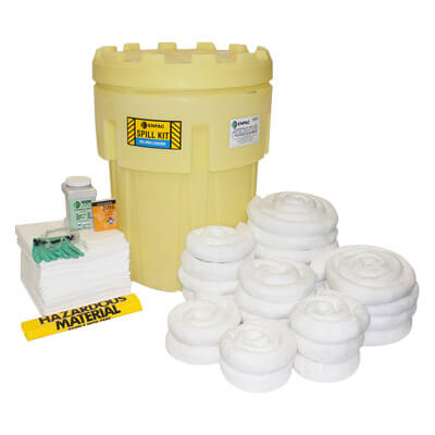 Kit para Derrames solo Aceite con contenedor HDPE 95 galones.