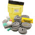 Kit antiderrames 65 galones para derrames universales. Incluye contenedor HDPE.